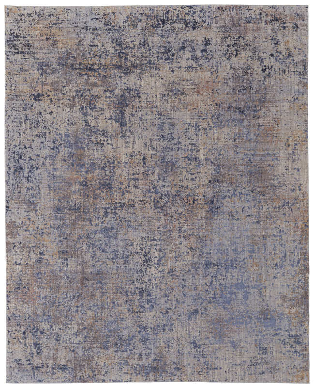 Pryor Modern WaterColour, Blue/Tan/Brown