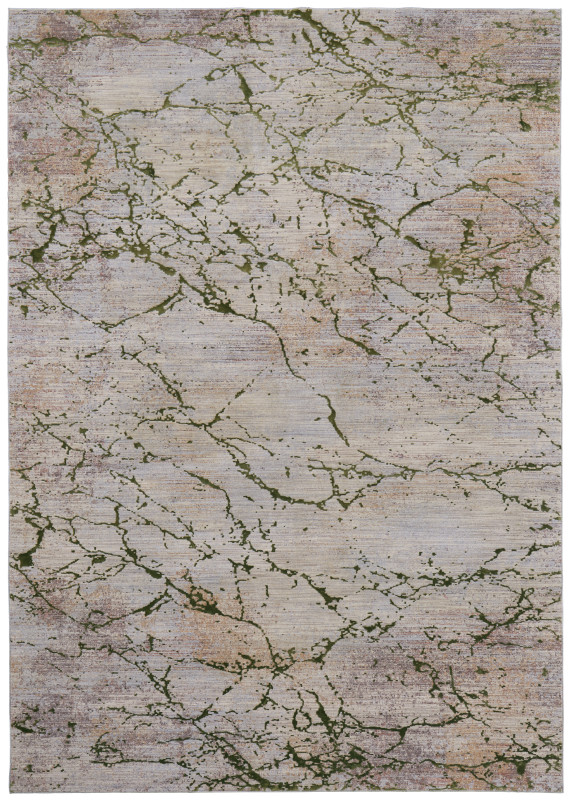 Pryor Modern Abstract, Taupe/Green/Tan