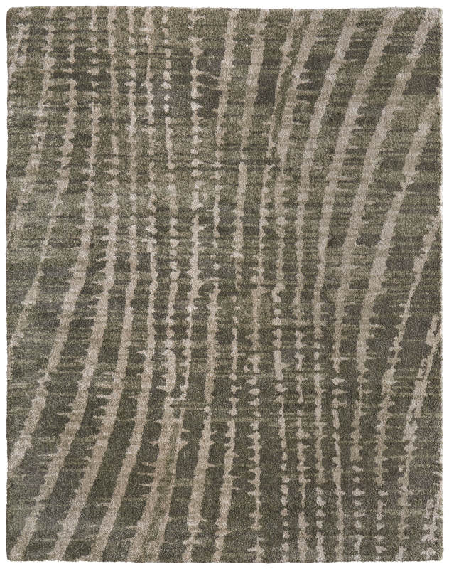Skyview Modern Abstract, Green/Tan