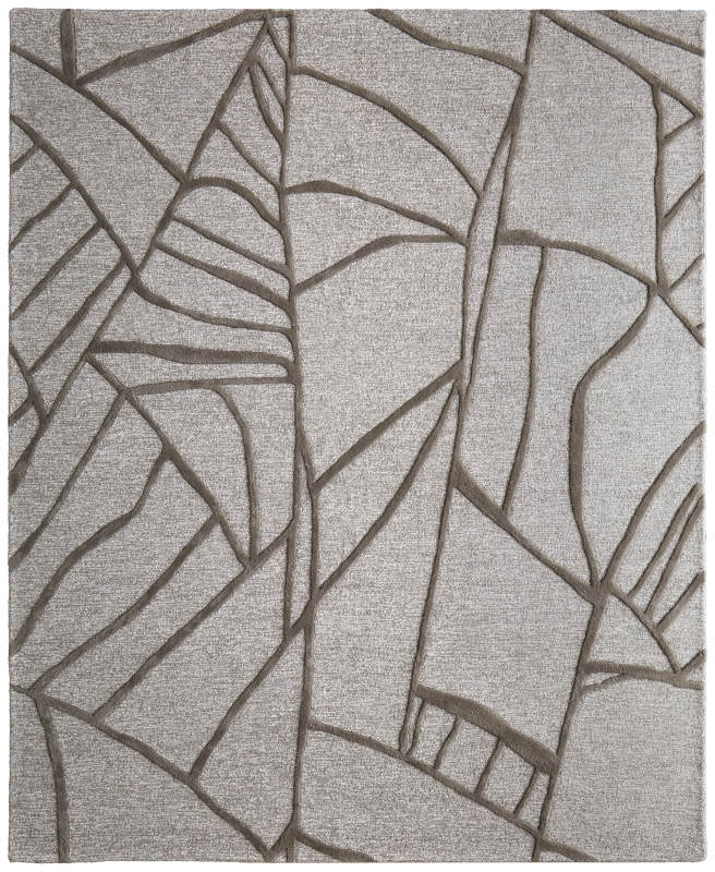 Kimball Transitional Abstract, Grey/Taupe/Ivory