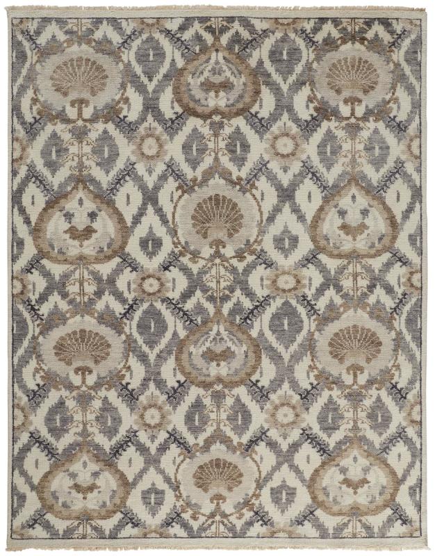 Beall Traditional Oriental, Ivory/Grey/Taupe