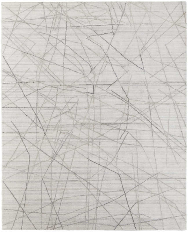 Whitton Modern Abstract, Ivory/Grey
