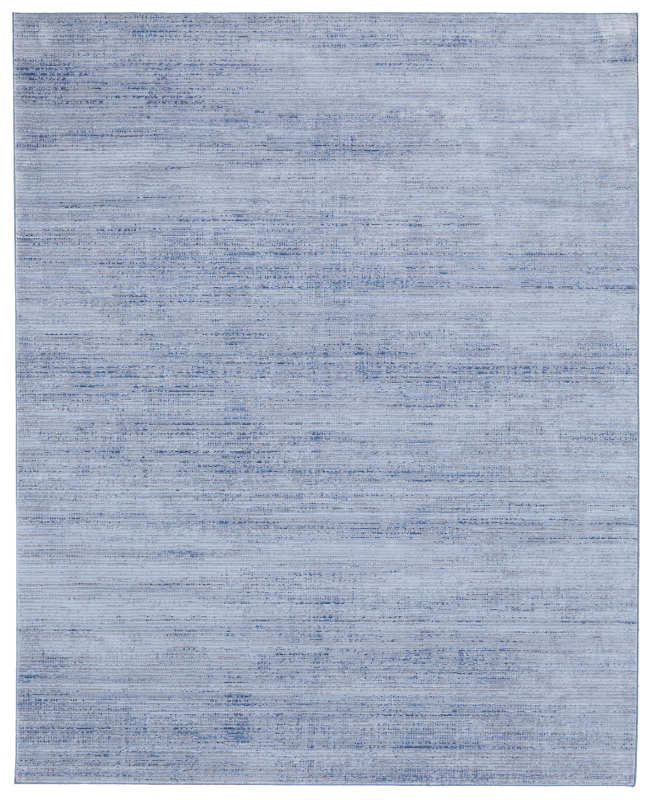 Deja Modern Solid, Blue/Ivory