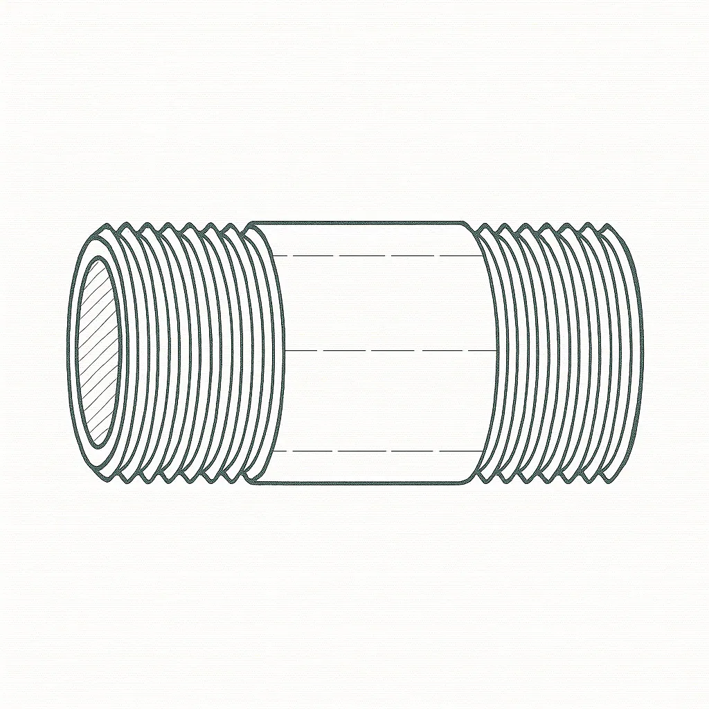 BARREL NIPPLE 1/2 A4