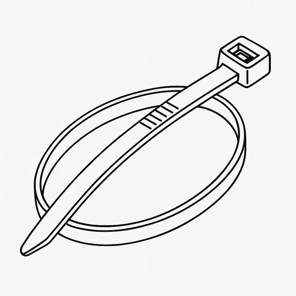 CABLE TIE 3.5*150 *BLUE*