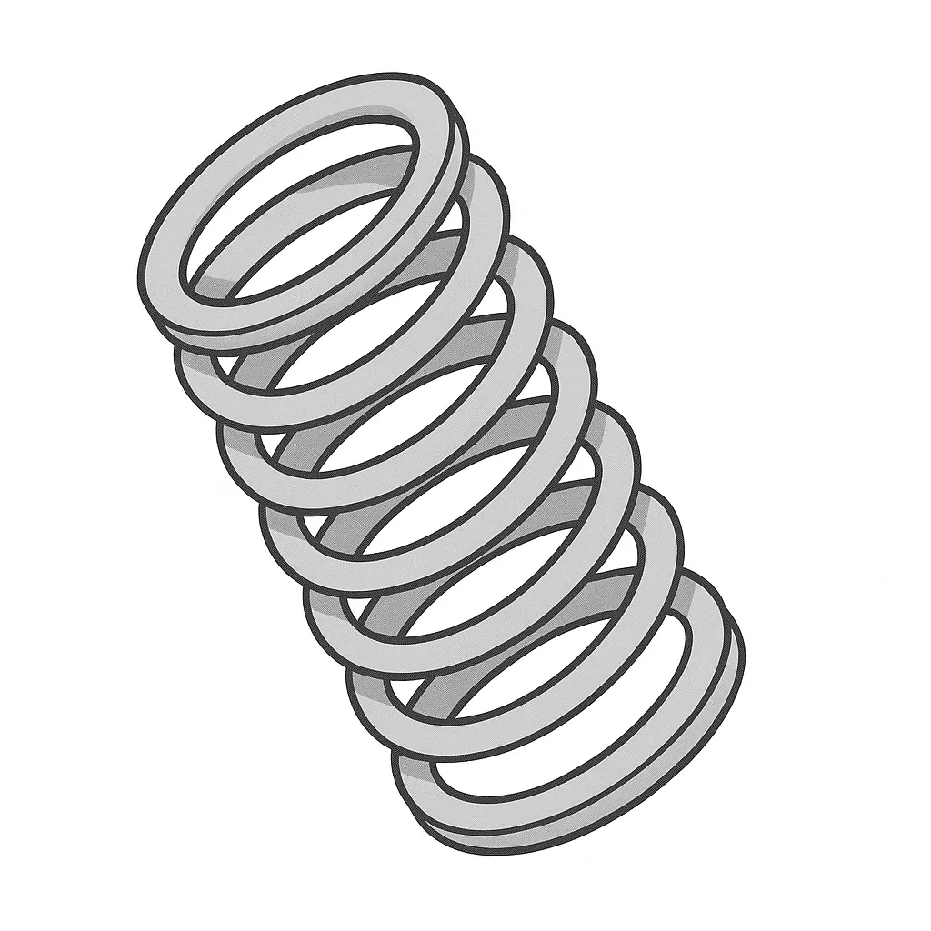 COMPRESSION SPRING D2095 0.8MM 7.7*40