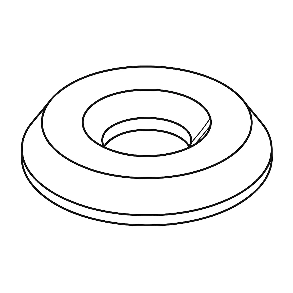 CONIC SEAT WASHER D6319D 6MM (7.1*12) A2