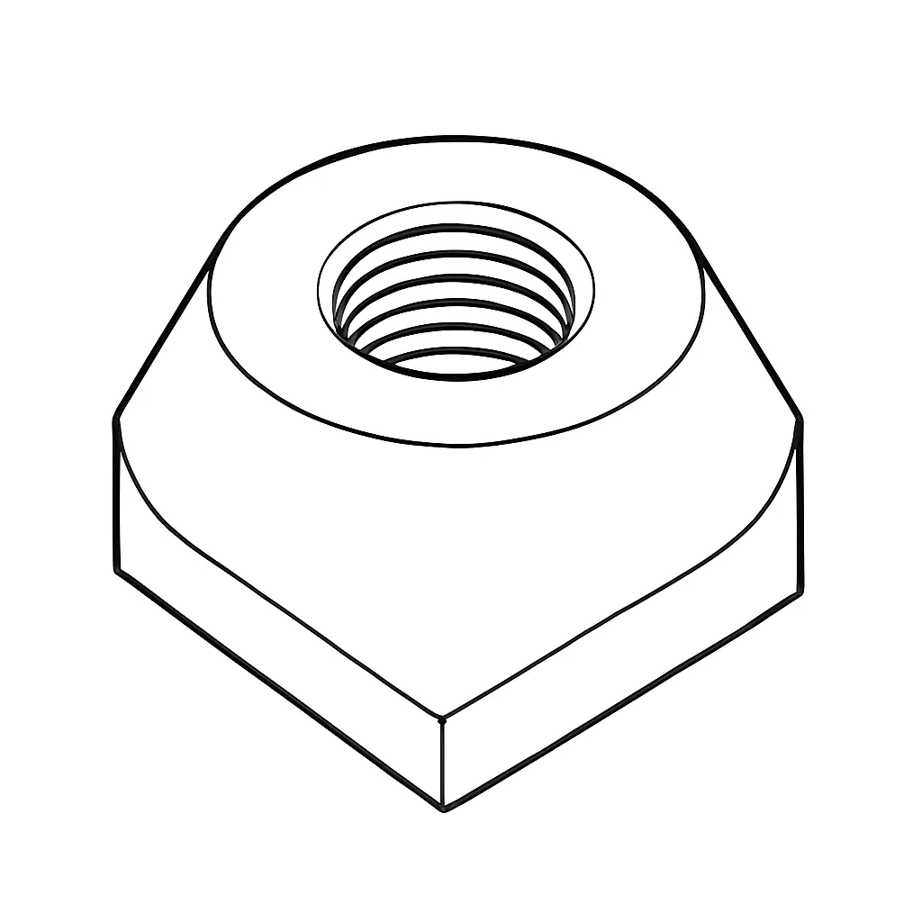 COUNTERSUNK NUT 6MM E/G *HEAD 16MM*