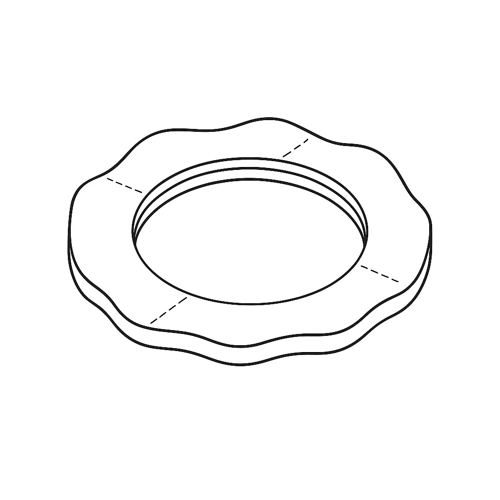 CRINKLE WASHER D137B 5MM A2