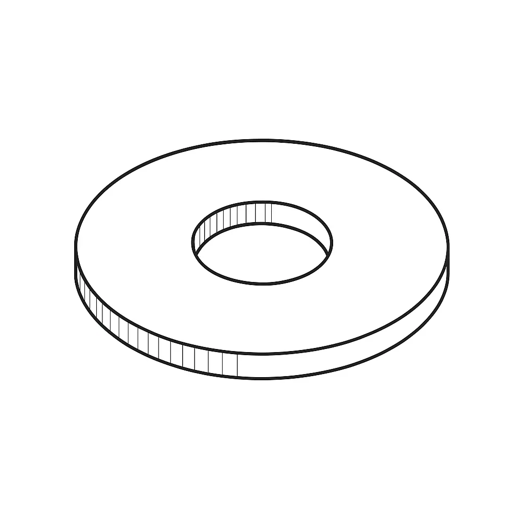FENDER WASHER 4MM X 20*1.2 A2