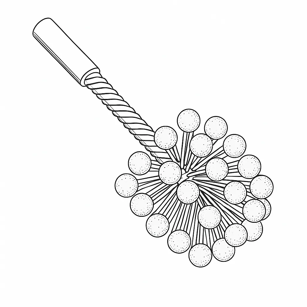 FLEX HONE 180GRIT S/CARBIDE 10MM