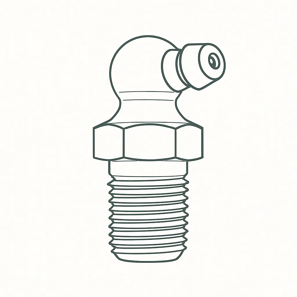 GREASE NIPPLE BUTTON HEAD 10MM*1P