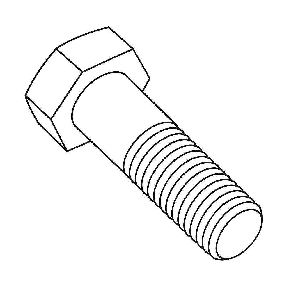BOLT UNC 7/16 X 4 A2