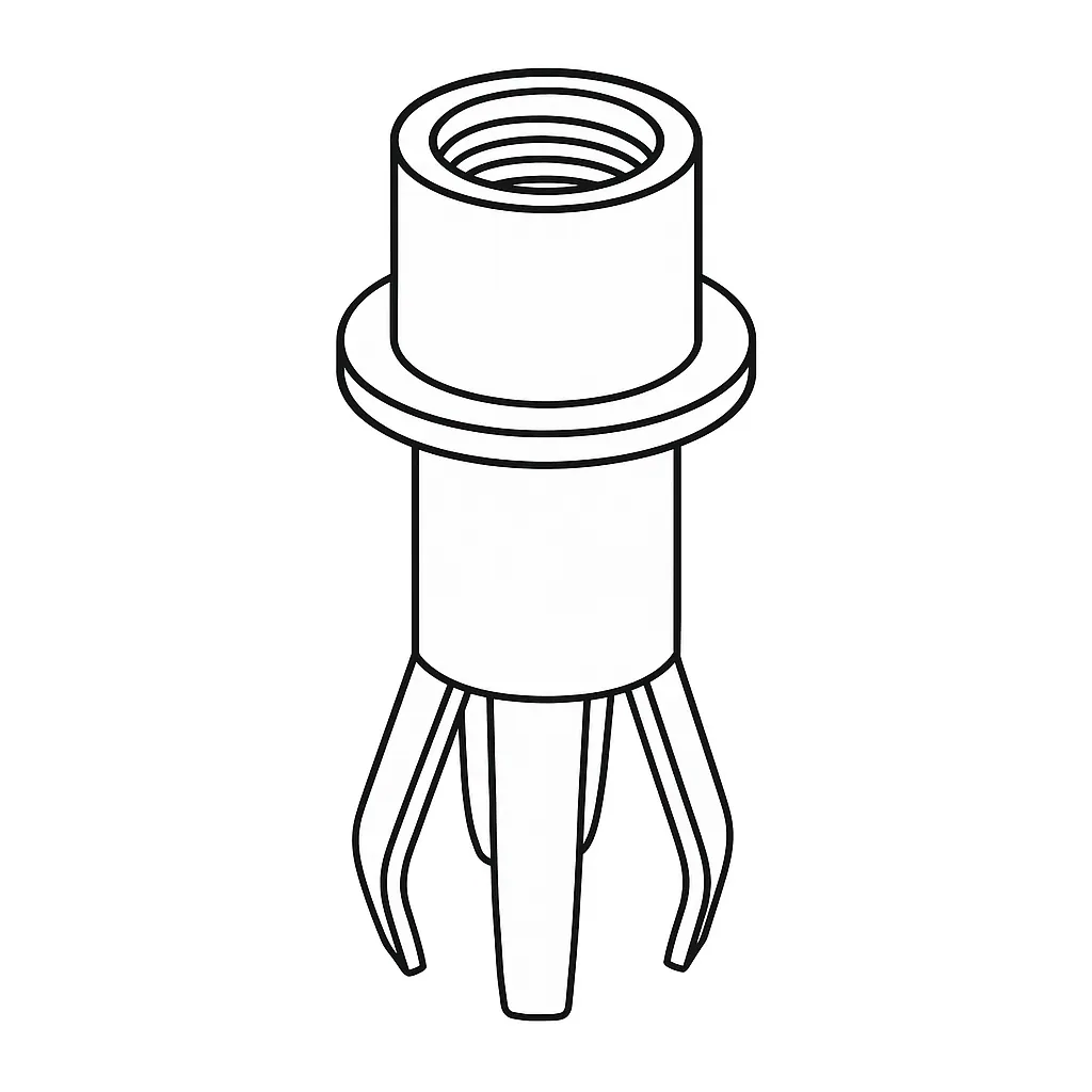 JACK NUT LF 8MM E/G