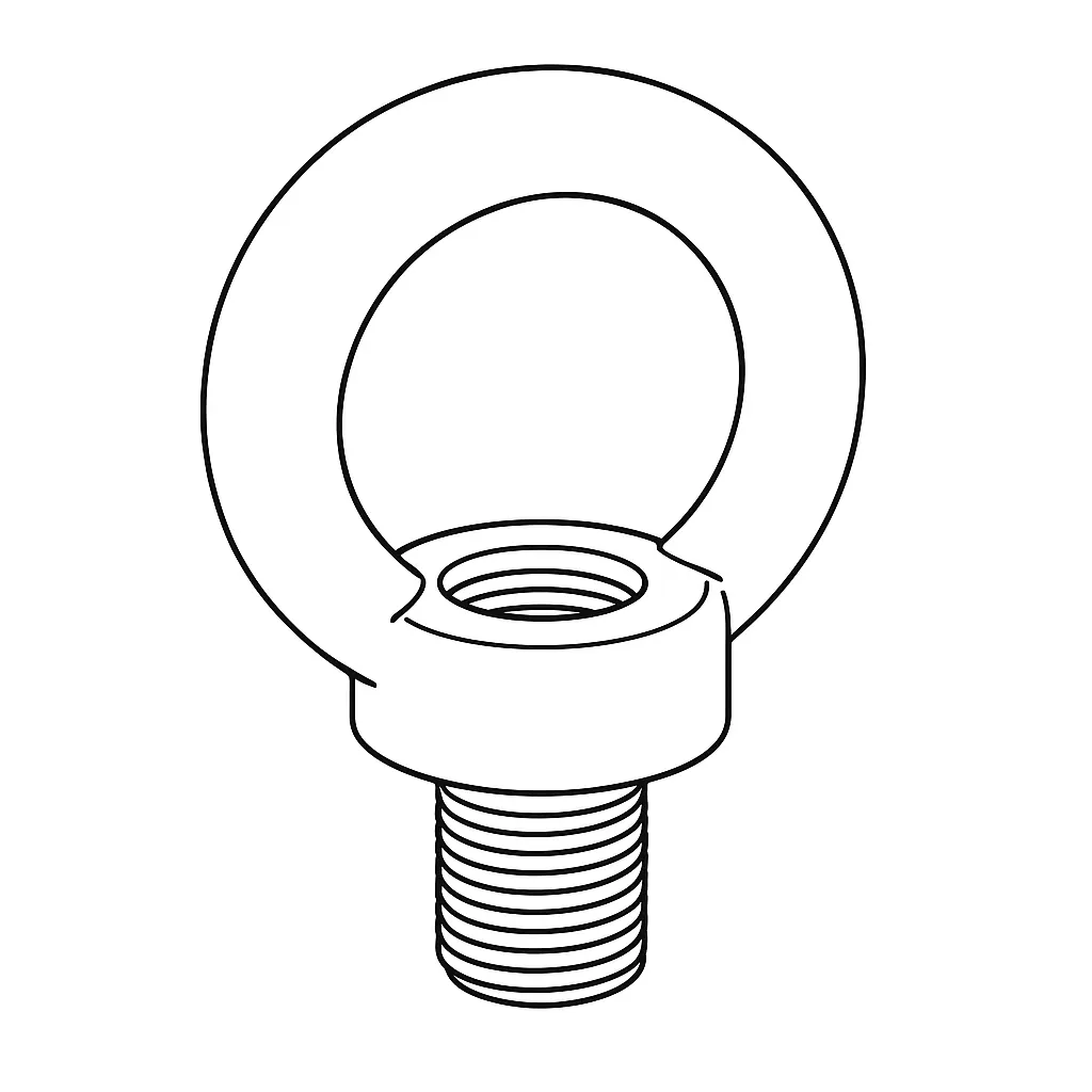 LIFTING EYE NUT D582 10MM A2 (rated)
