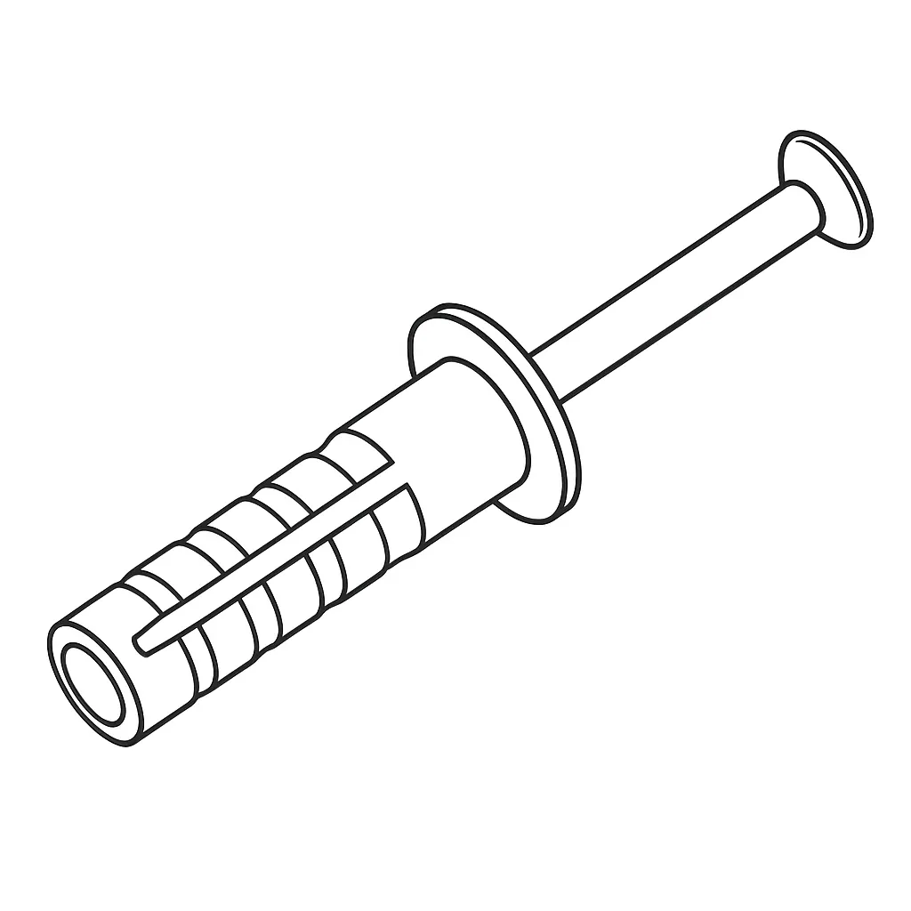 PLASTERBOARD SCREWPLUG *METAL* 4MM/#8#10
