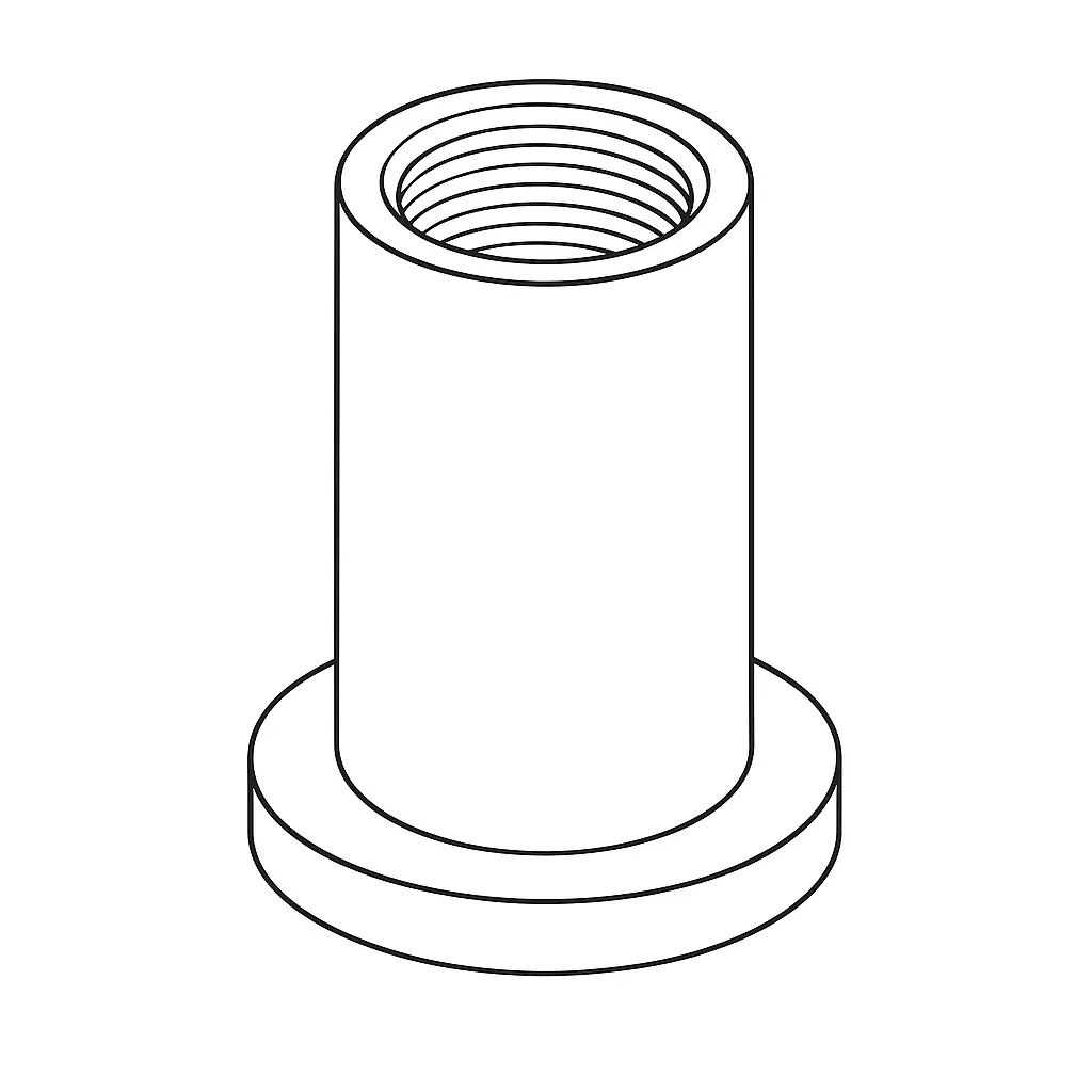 NUTSERT BUSH & MANDREL 4MM