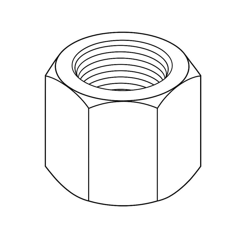 PIPE NUT D431 BSP 5/8 A2