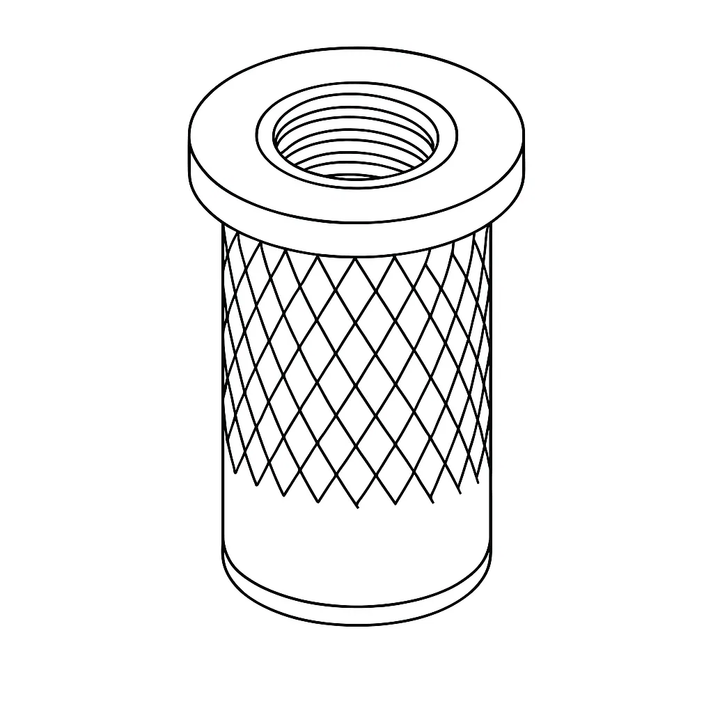 RIVET BUSH NUT 5MM 14G =2.03MM A2