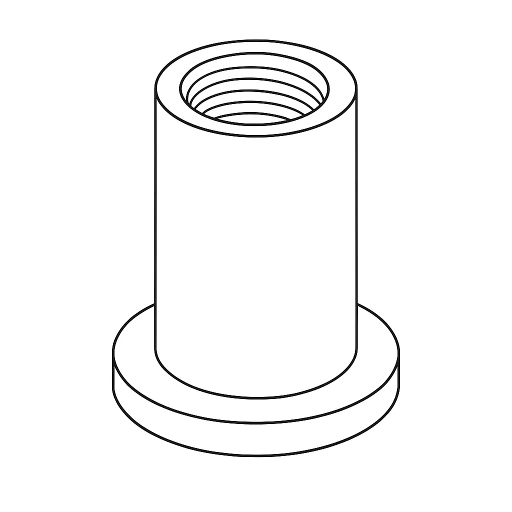 RIVNUT CSK 4MM X 10 A2