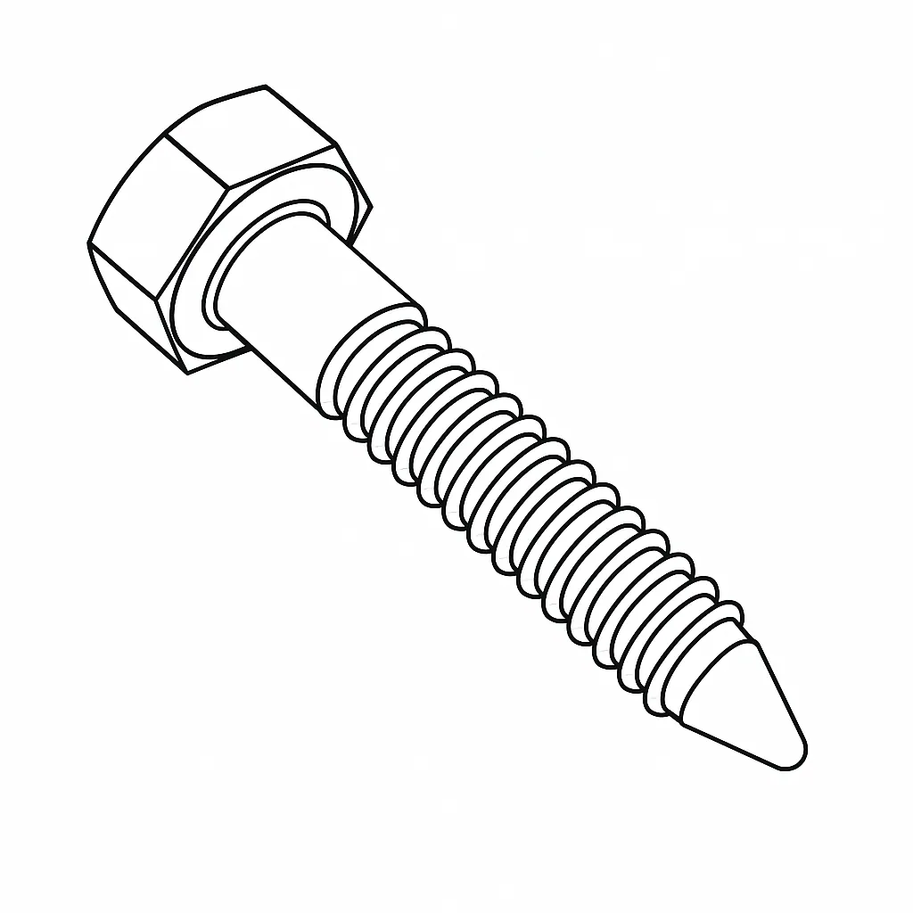 SCREWBOLT 6MM X 75