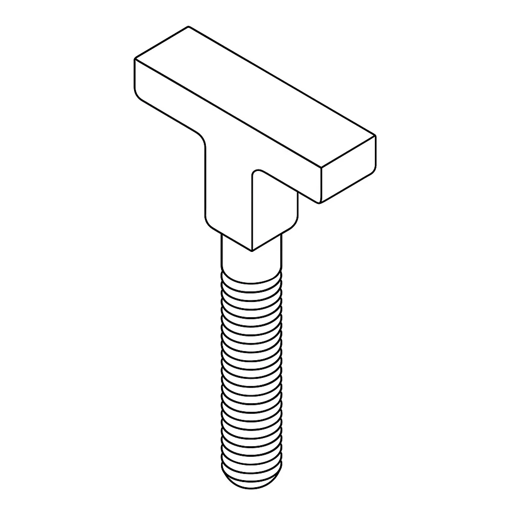 TEE BOLT 12MM X 40