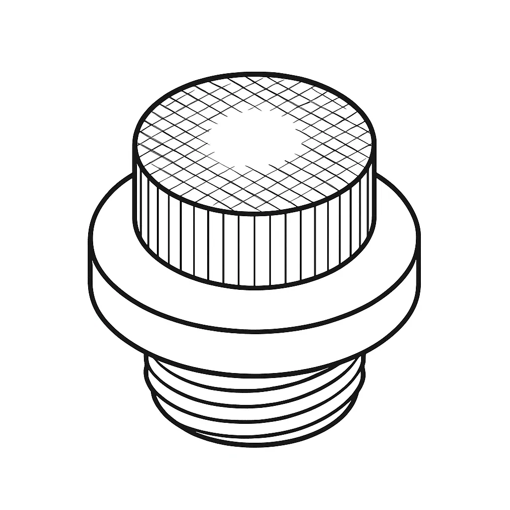 KNURL HIGH THUMB NUT 3MM STAINLESS 303