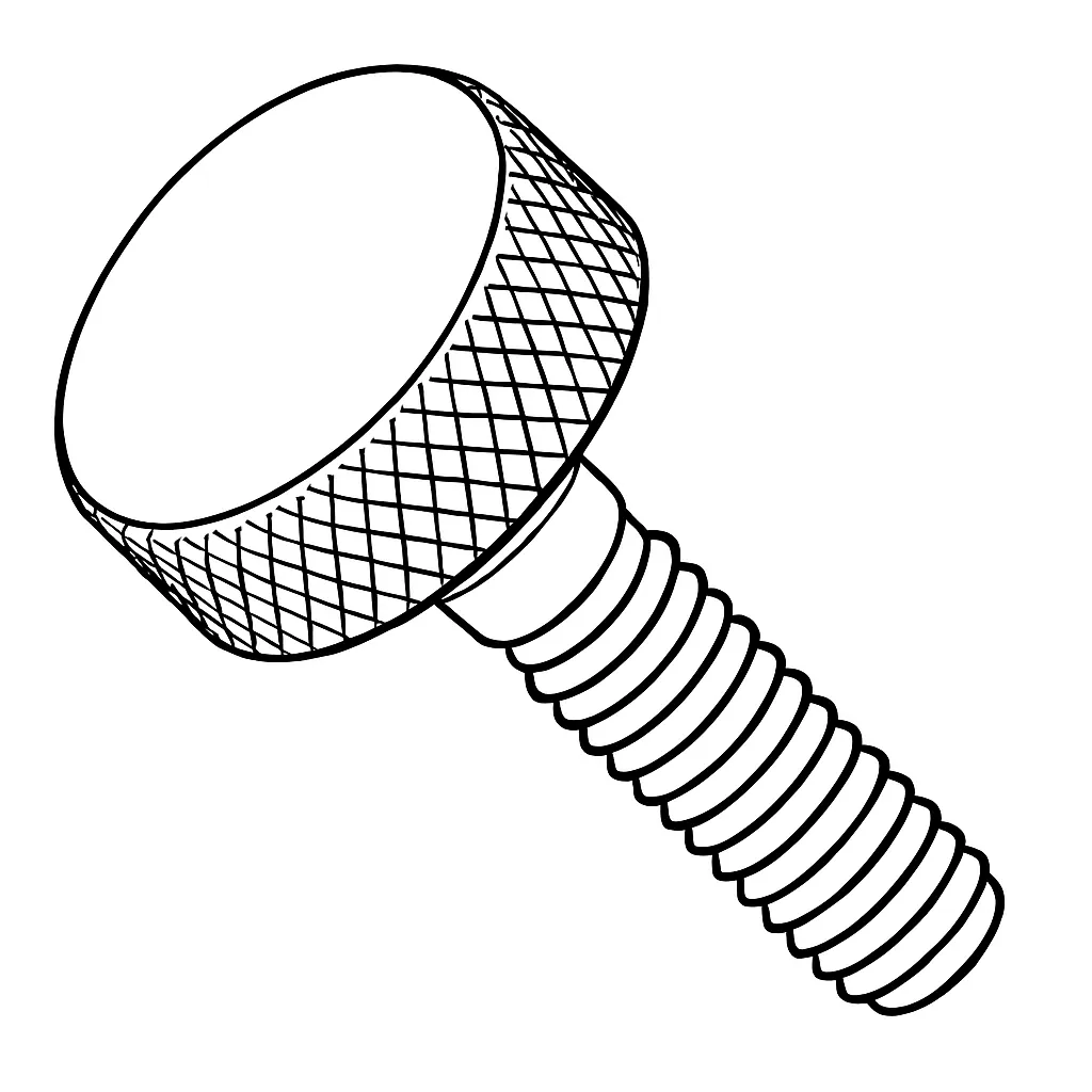 THUMBSCREW D464 5MM X 12 A1